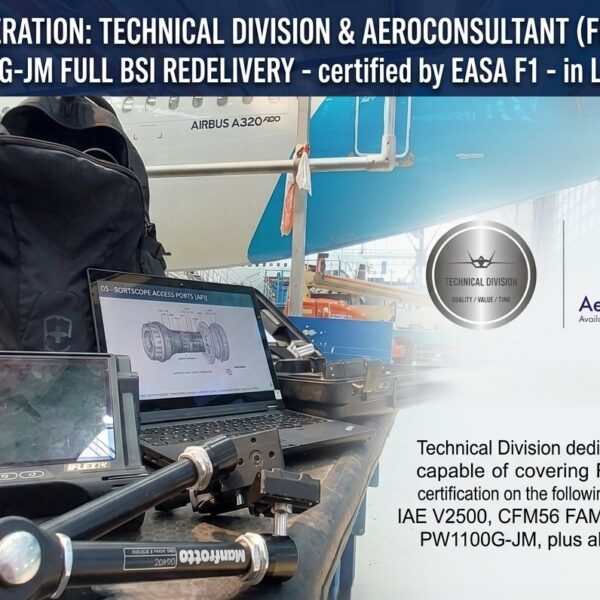 Milestone in our cooperation with AeroConsultant PW1100 EASA F1
